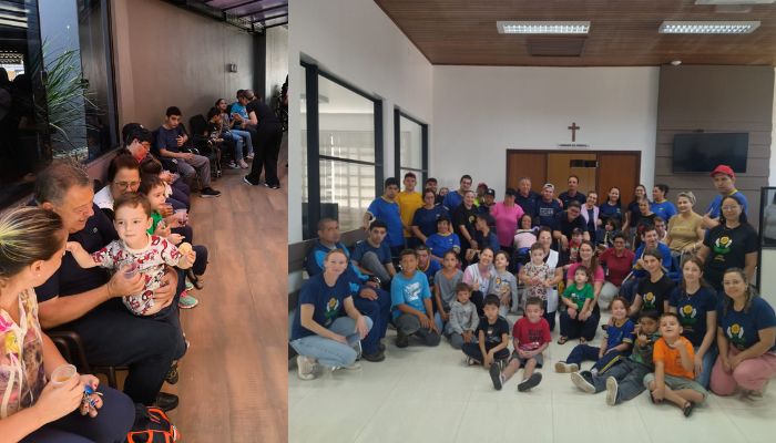 Foto - Assessoria Guaraniaçu - Alunos da APAE realizam visita institucional à Prefeitura